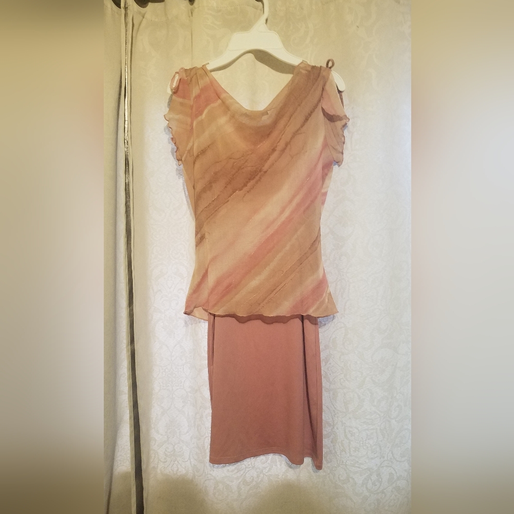 Belle Du Jour Slip Dress Pink Large